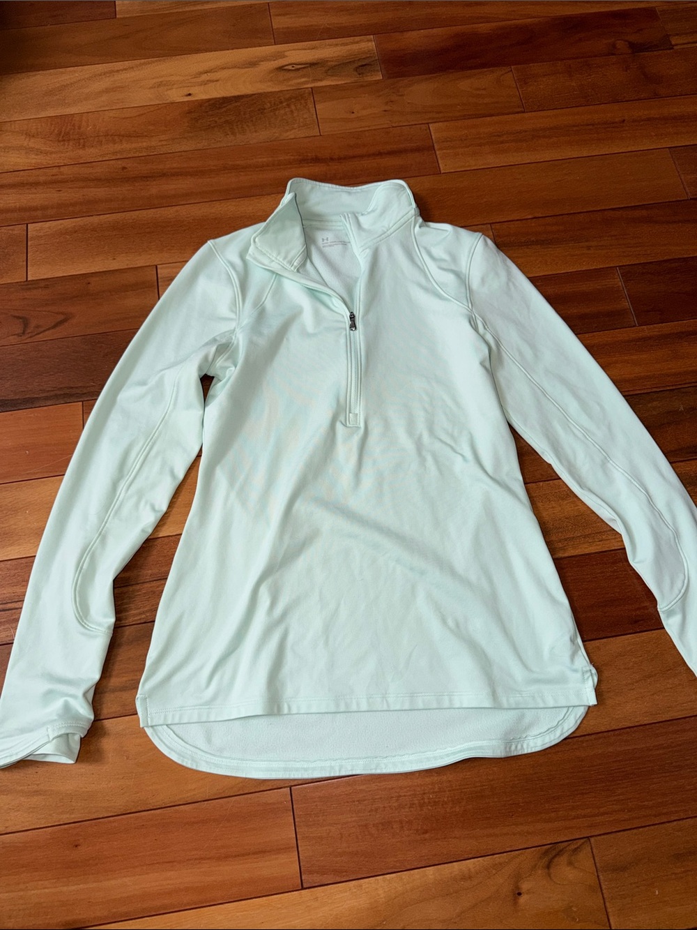Under Armour Light Mint Long Sleeve 1/4 Zip Pullover